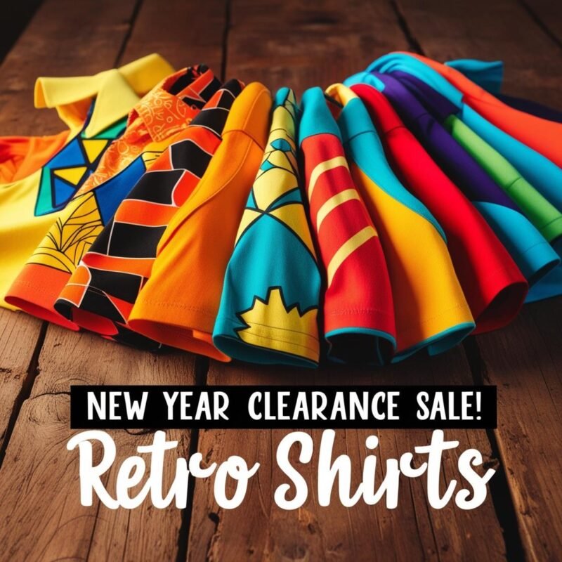 Kickstart Style with Our New Year Clearance Sale on Retro Shirts